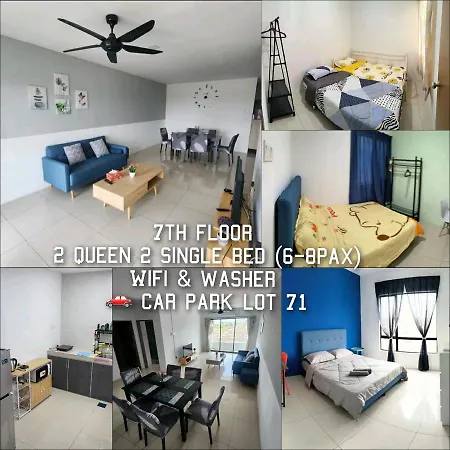 Homestay Comfy Condo With Waterpark, Pool, Playground & Gym Ipoh Exterior photo