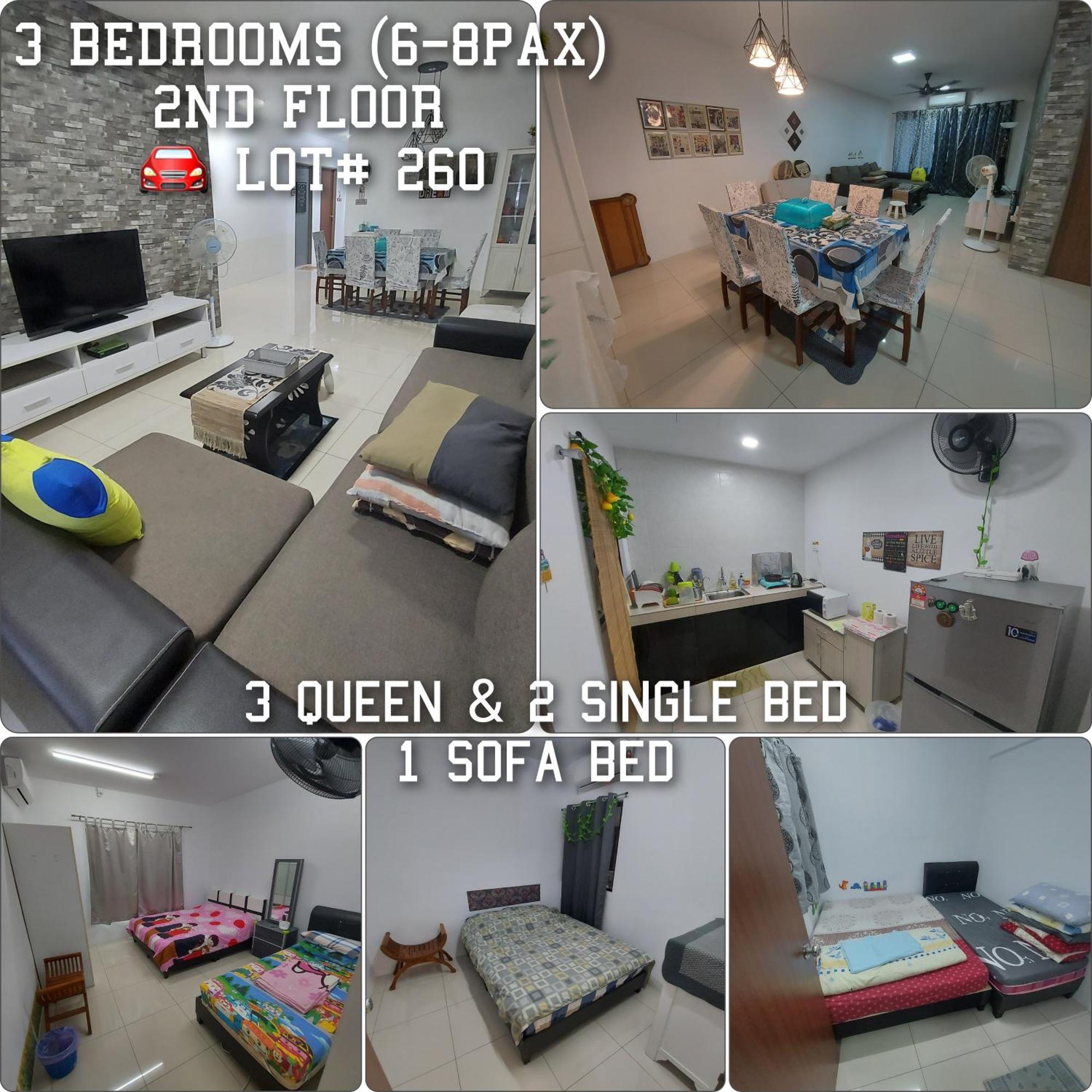 Comfy With Waterpark, Pool, Playground & Gym Pangsapuri