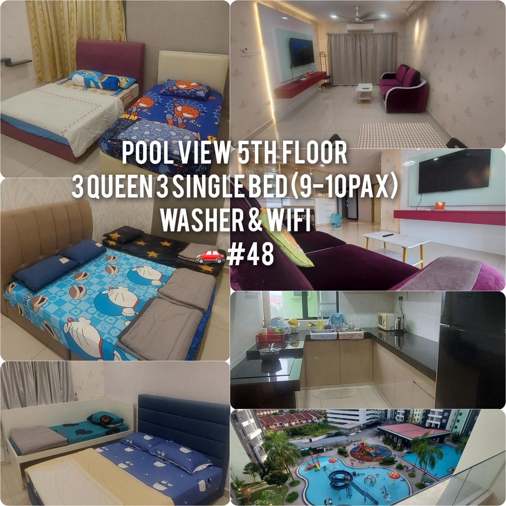Pangsapuri Comfy With Waterpark, Pool, Playground & Gym