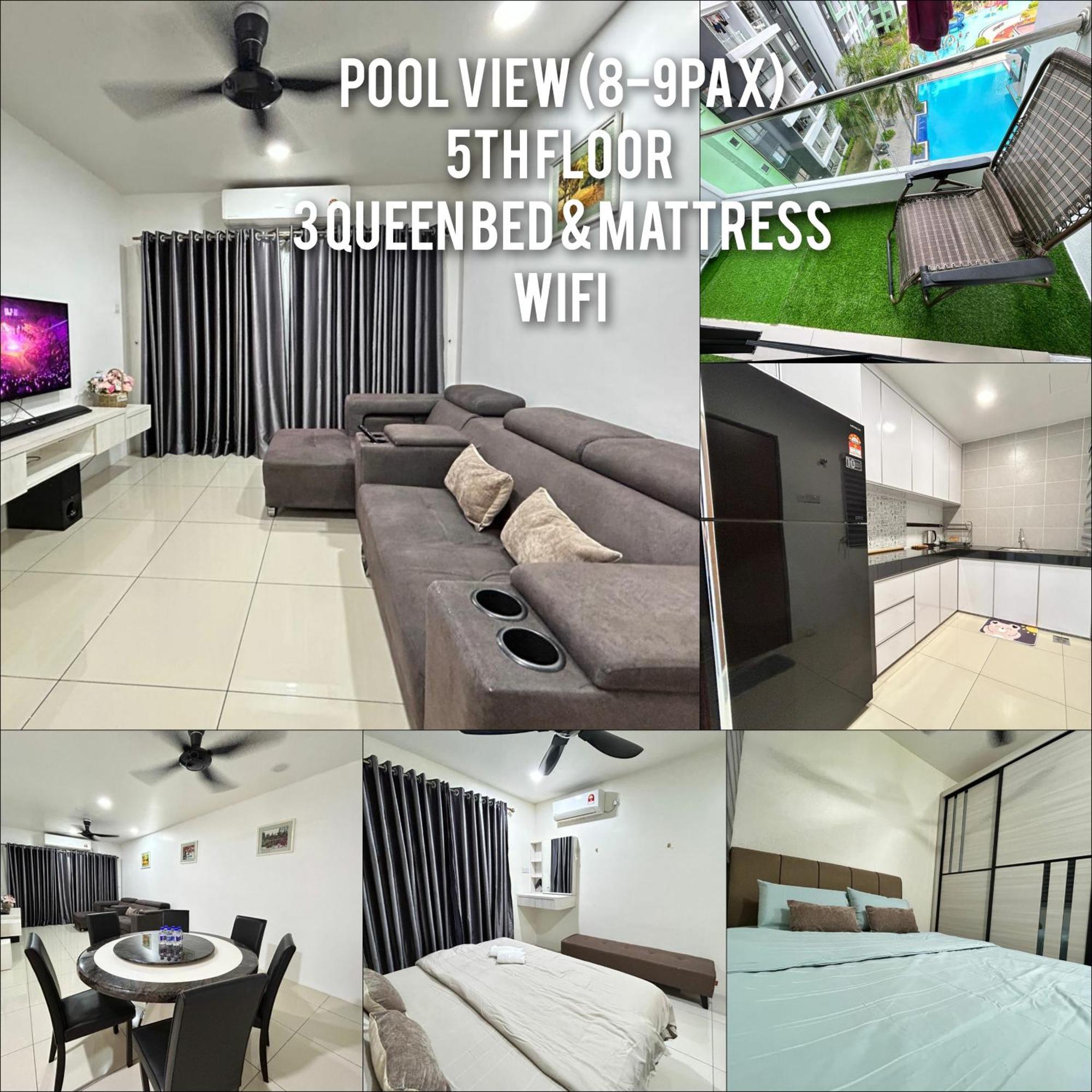 Pangsapuri Comfy With Waterpark, Pool, Playground & Gym